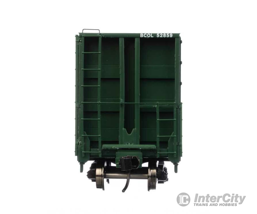 Walthers Proto 104346 50 Cc&F Bulkhead Flatcar - Ready To Run -- British Columbia Bcol #52859