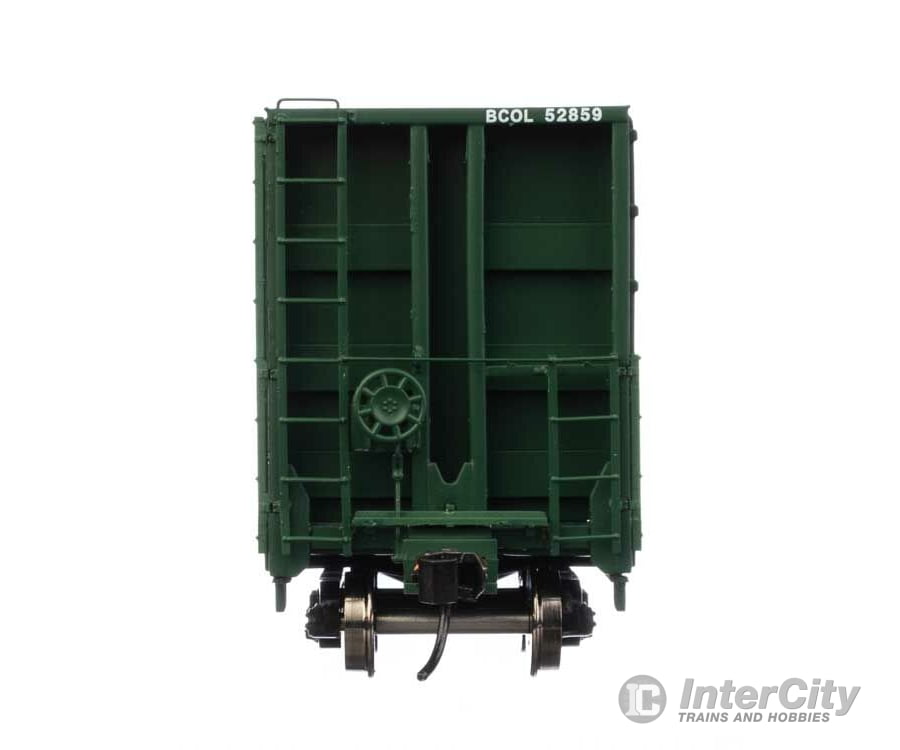 Walthers Proto 104346 50 Cc&F Bulkhead Flatcar - Ready To Run -- British Columbia Bcol #52859