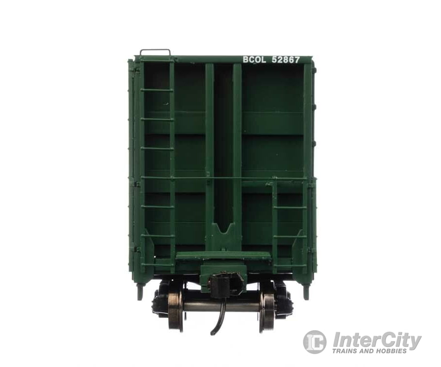 Walthers Proto 104347 50 Cc&F Bulkhead Flatcar - Ready To Run -- British Columbia Bcol #52867