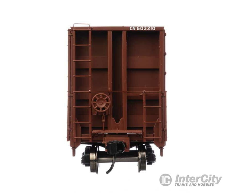 Walthers Proto 104350 50 Cc&F Bulkhead Flatcar - Ready To Run -- Canadian Natonal #603210 (Brown)
