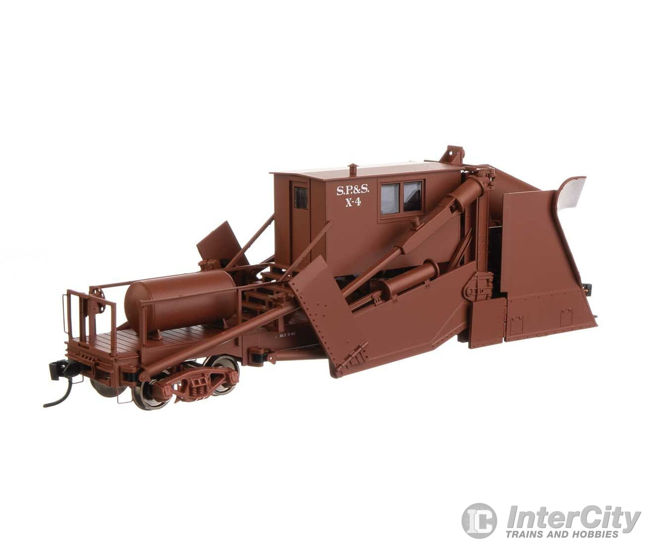 Walthers Proto 110131 Jordan Spreader - Ready To Run -- Spokane Portland & Seattle #X-4 Freight Cars