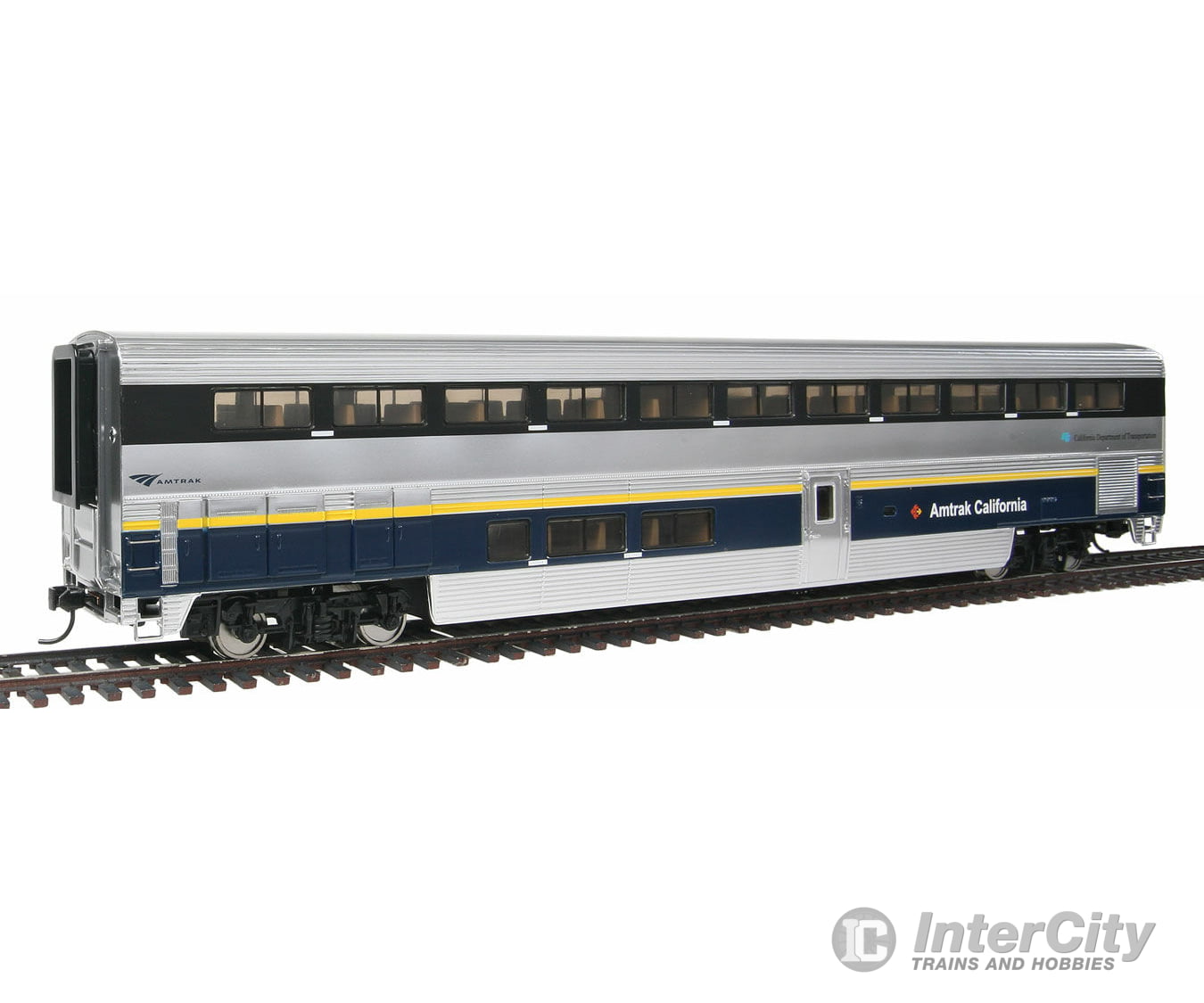 Walthers Proto 12014 85 Pullman-Standard Superliner I Coach - Lighted Ready To Run -- Amtrak(R)