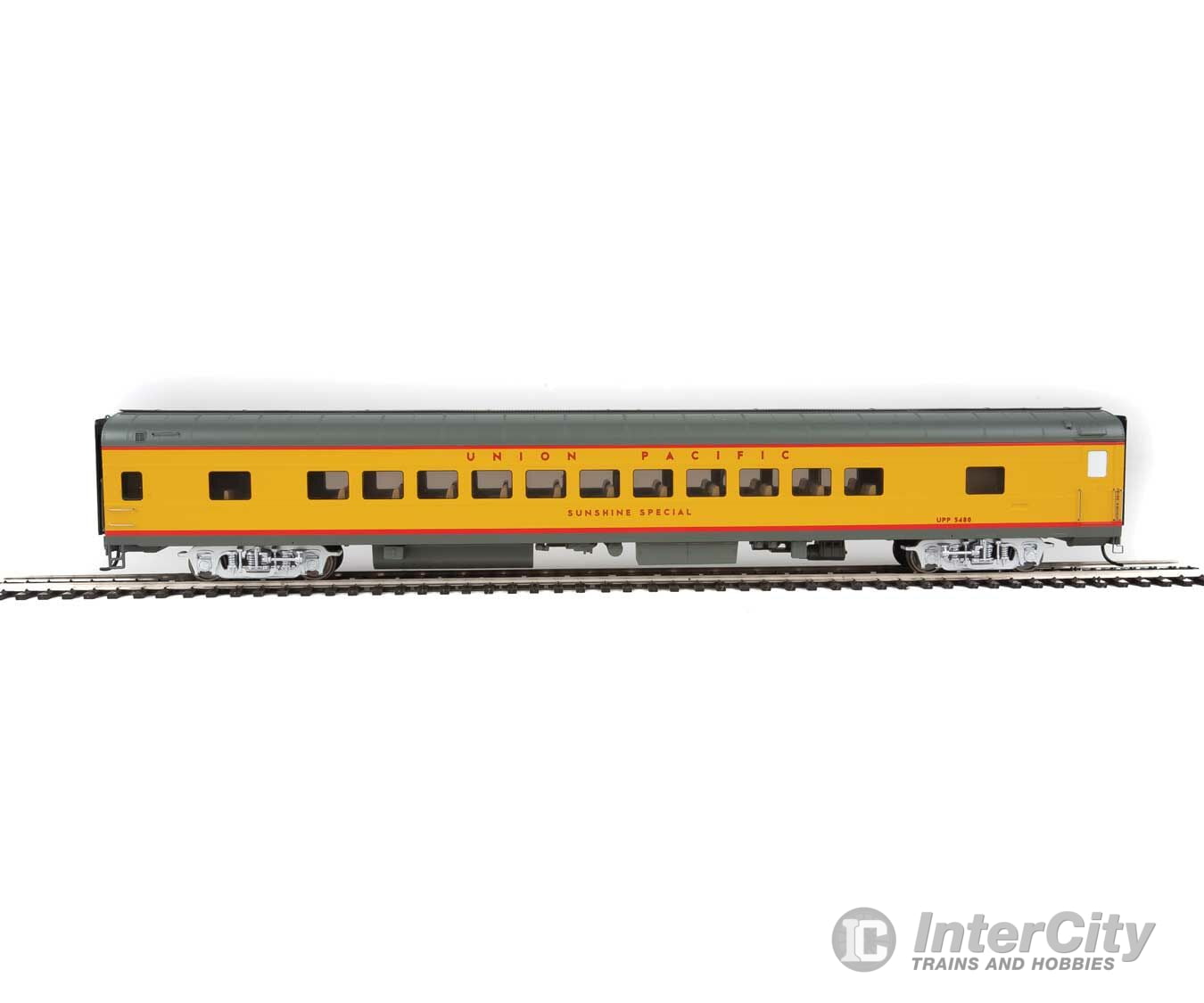 Walthers Proto 18005 85 Acf 44-Seat Coach - Standard Union Pacific(R) Heritage Fleet -- Sunshine