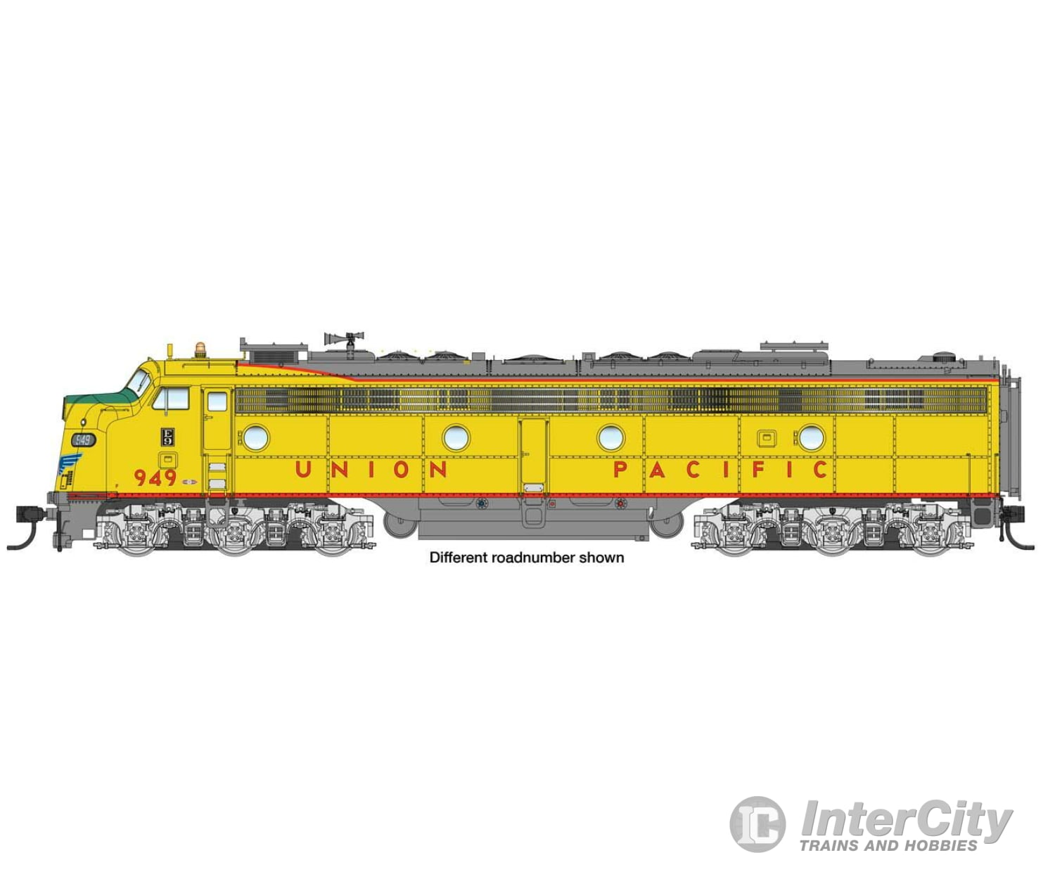 Walthers Proto 49919 Emd E9A-M A Unit Only - Standard Dc -- Union Pacific(R) #951 Heritage Fleet