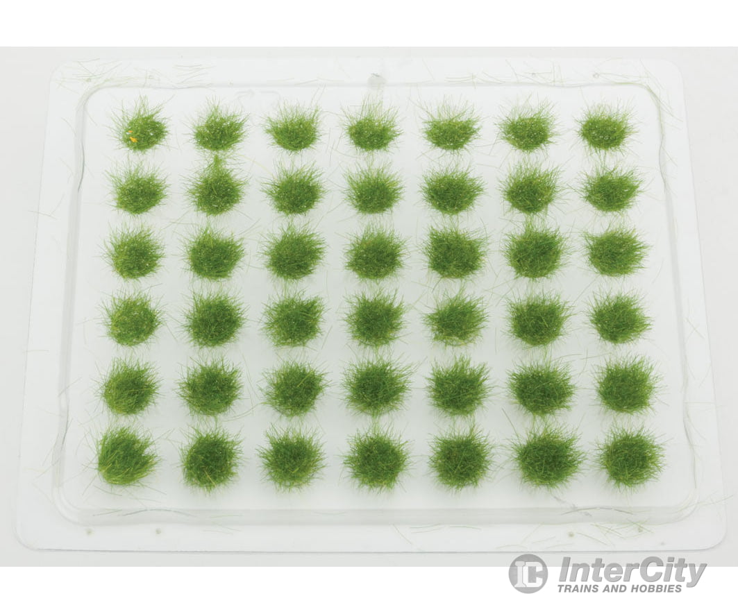 Walthers Scenemaster 1111 Grass Tufts - 1/4’ 0.6Cm Tall -- Summer Pkg(42) & Scenery Mats