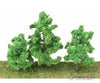 Walthers Scenemaster 1183 Spring Trees Pkg(10) -- 3-3/8 To 5-1/2’ 8 14Cm W/Pin Base & Vegetation