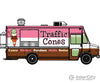 Walthers Scenemaster 12108 Morgan Olson(R) Route Star Van -- Road Cones Ice Cream Food Truck Cars &
