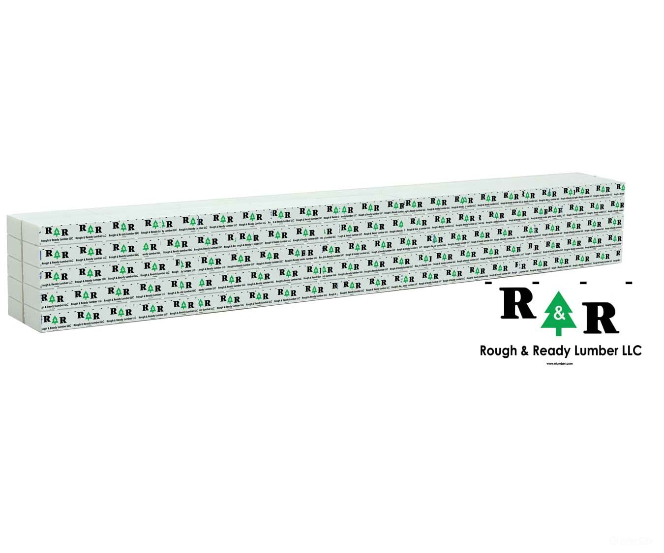 Walthers Scenemaster 3166 Wrapped Lumber Load For Walthersmainline 72’ Centerbeam Flatcar --