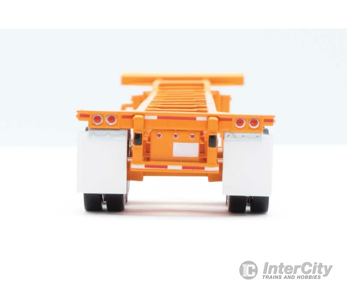 Walthers Scenemaster 4502 20’ Container Chassis (2-Pack) -- Orange Freight Loads & Containers