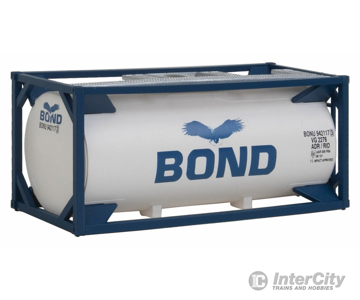 Walthers Scenemaster 8103 20’ Tank Container - Kit -- Bond Freight Loads & Containers
