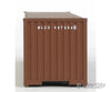 Walthers Scenemaster 8154 40’ Corrugated Container - Assembled -- Xtra (Brown White) Freight