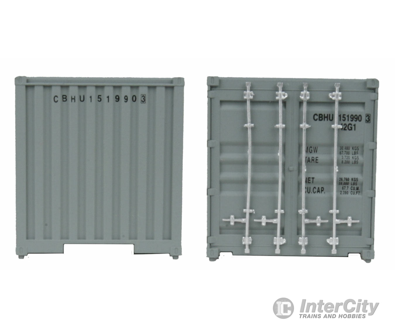 Walthers Scenemaster 8155 40’ Corrugated Container - Assembled -- China Ocean Shipping Co.