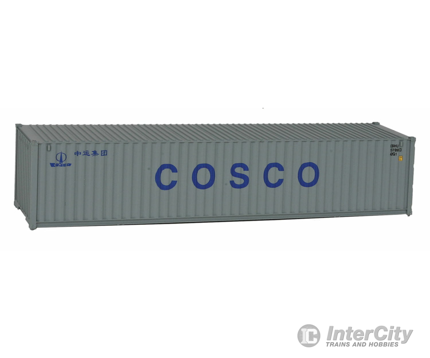 Walthers Scenemaster 8155 40’ Corrugated Container - Assembled -- China Ocean Shipping Co.