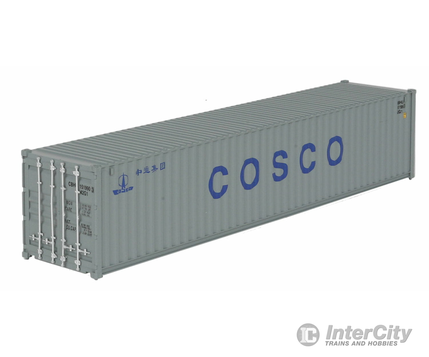 Walthers Scenemaster 8155 40’ Corrugated Container - Assembled -- China Ocean Shipping Co.