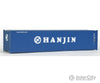 Walthers Scenemaster 8158 40’ Corrugated Container - Assembled -- Hanjin Freight Loads & Containers