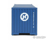 Walthers Scenemaster 8158 40’ Corrugated Container - Assembled -- Hanjin Freight Loads & Containers