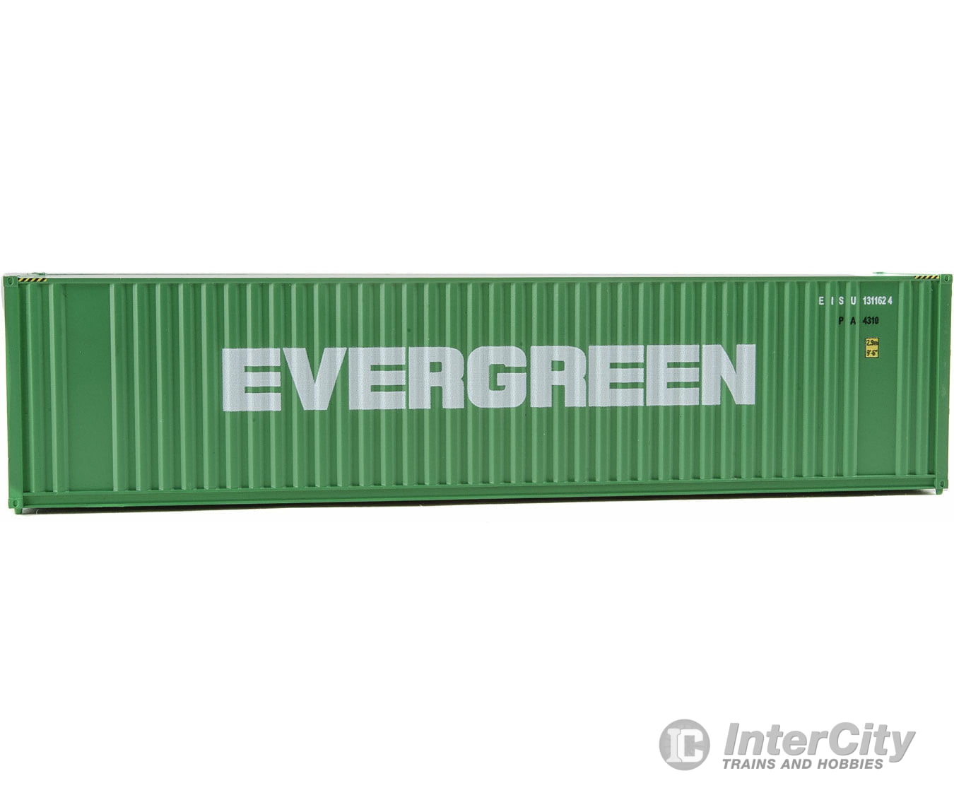 Walthers Scenemaster 8202 40’ Hi Cube Corrugated Container W/Flat Roof - Assembled - - Evergreen