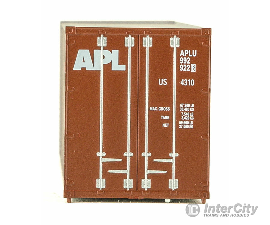 Walthers Scenemaster 8213 40’ Hi-Cube Corrugated Container W/Flat Roof - Assembled -- American