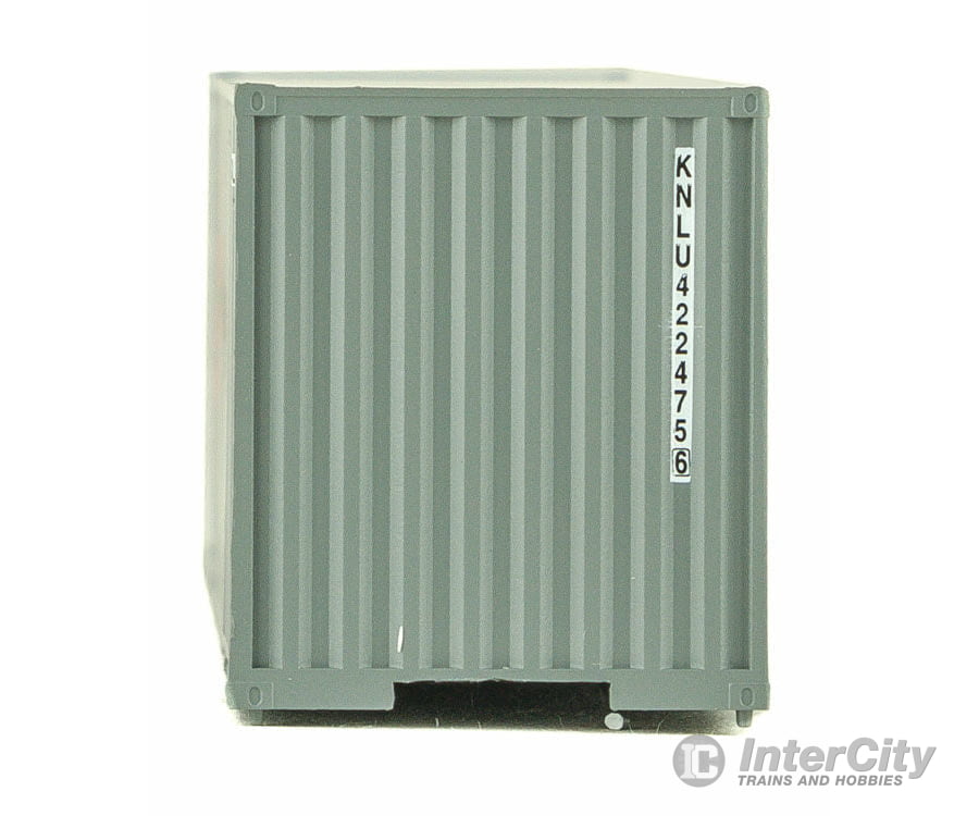 Walthers Scenemaster 8219 40’ Hi-Cube Corrugated Container W/Flat Roof - Assembled -- Nedlloyd