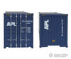 Walthers Scenemaster 8251 40’ Hi Cube Corrugated Side Container - Assembled -- American President