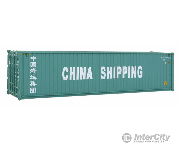 Walthers Scenemaster 8256 40 Hi Cube Corrugated Side Container - Assembled -- China Shipping Freight