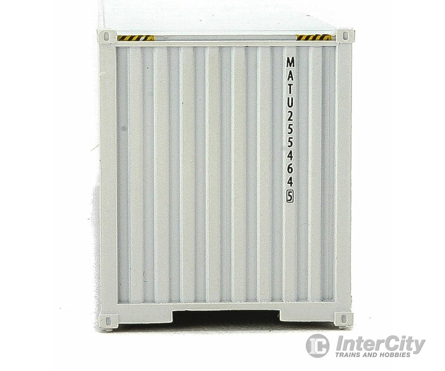 Walthers Scenemaster 8263 40’ Hi-Cube Corrugated-Side Container - Assembled -- Matson (Gray Blue)
