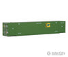 Walthers Scenemaster 8503 53’ Singamas Corrugated Side Container - Ready To Run -- Emp (Green