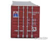 Walthers Scenemaster 8517 53’ Singamas Corrugated-Side Container - Ready To Run -- Sea Star (Blue