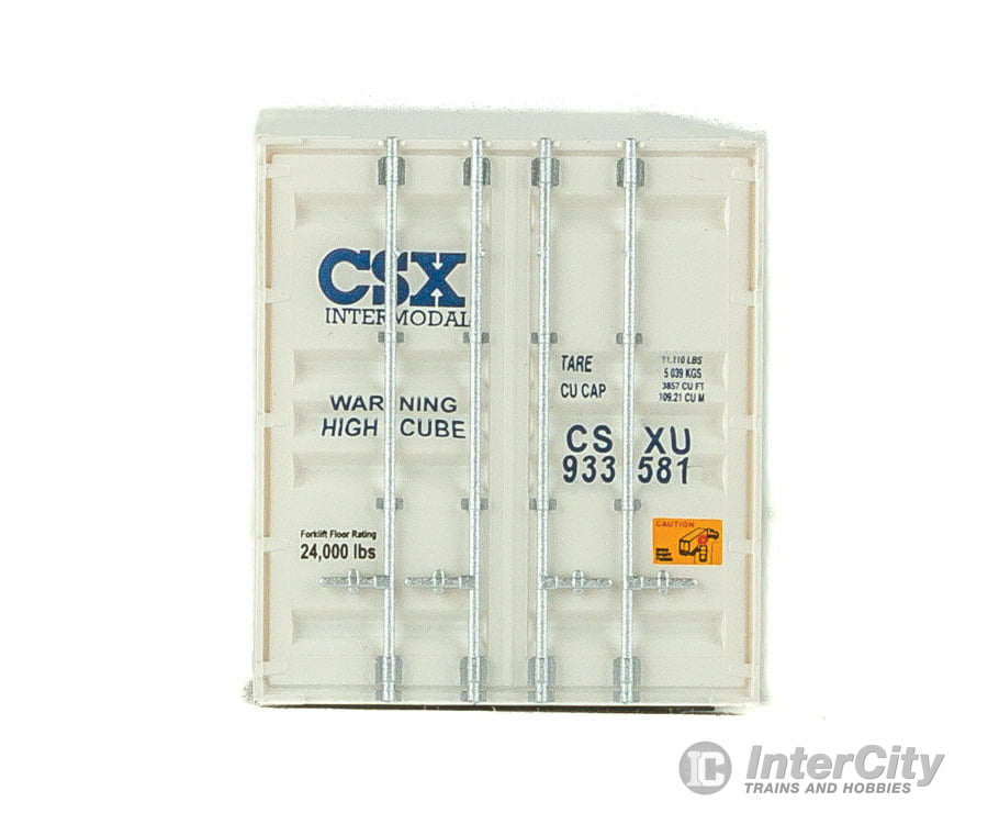 Walthers Scenemaster 8520 53’ Singamas Corrugated-Side Container - Assembled -- Csx