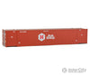 Walthers Scenemaster 8521 53’ Singamas Corrugated-Side Container - Assembled -- Hub Group (Red