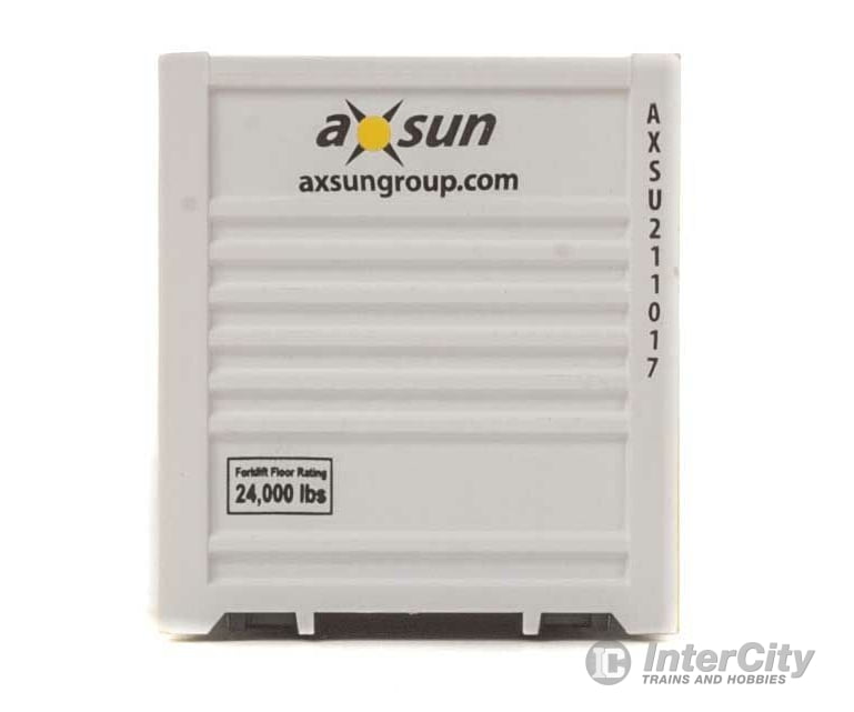 Walthers Scenemaster 8527 53’ Singamas Corrugated-Side Container - Assembled -- Axsun (Gray