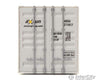 Walthers Scenemaster 8527 53’ Singamas Corrugated-Side Container - Assembled -- Axsun (Gray