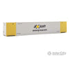 Walthers Scenemaster 8527 53’ Singamas Corrugated-Side Container - Assembled -- Axsun (Gray