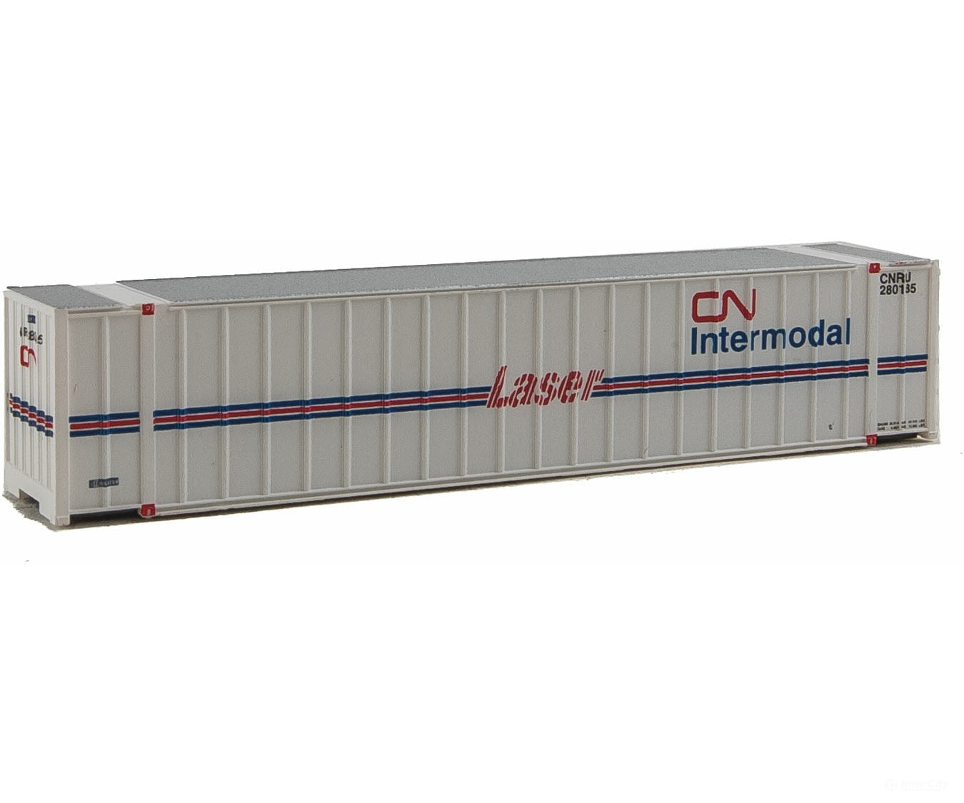 Walthers Scenemaster 8841 48’ Ribbed Side Container - Assembled -- Canadian National (Laser