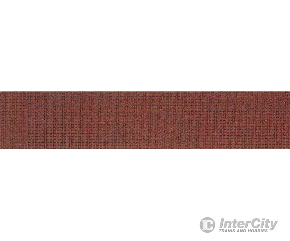 Walthers Scenemaster Ho 1257 Flexible Self-Adhesive Paved Roadway -- Cobblestone (Red) - 39-3/8 X