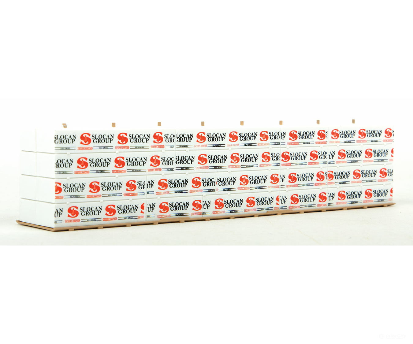 Walthers Scenemaster Ho 3124 Wrapped Lumber Load For Walthersproto Cc&F Bulkhead Flatcar -- Slocan