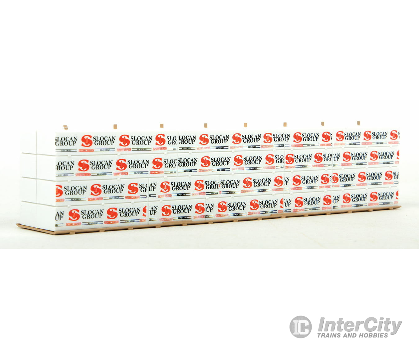 Walthers Scenemaster Ho 3124 Wrapped Lumber Load For Walthersproto Cc&F Bulkhead Flatcar -- Slocan