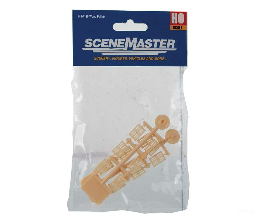 Walthers Scenemaster Ho 4129 Wood Pallets -- Kit Pkg(12) Scenery Details