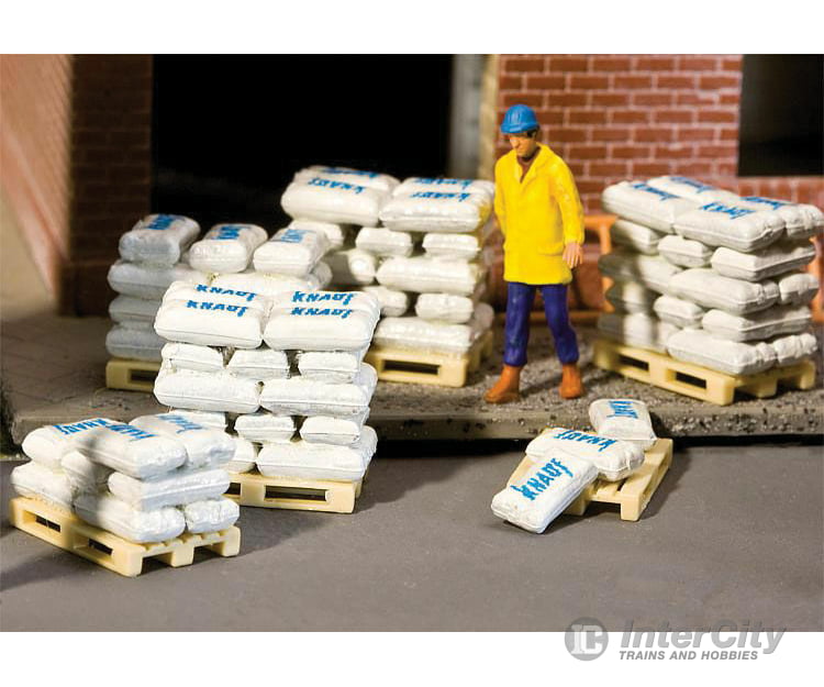 Walthers Scenemaster Ho 4130 Bags Of Sand Grain & Cement Pkg(40) Scenery Details