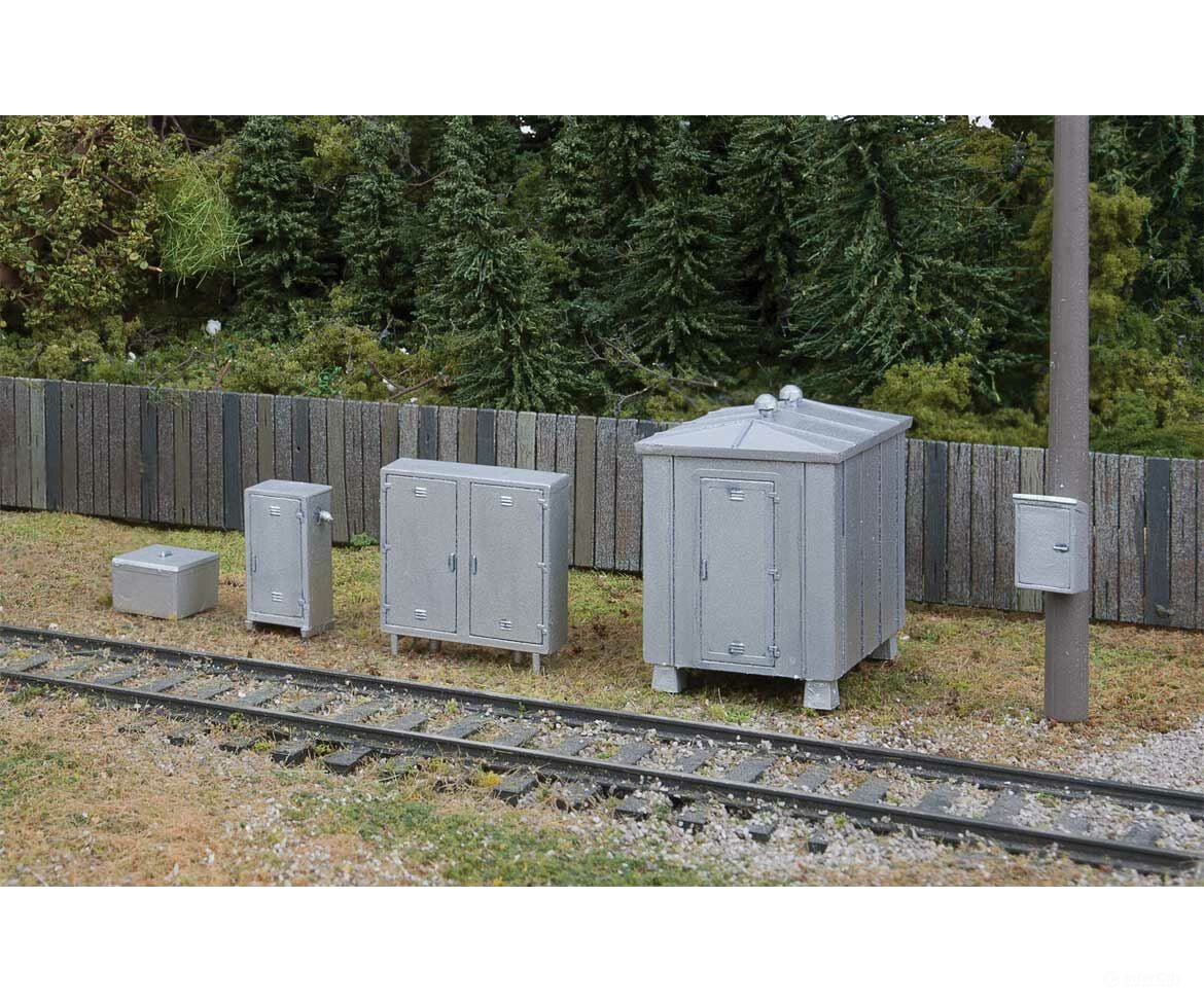 Walthers Scenemaster Ho 4140 Vintage Trackside Detail Set -- Kit Scenery Details