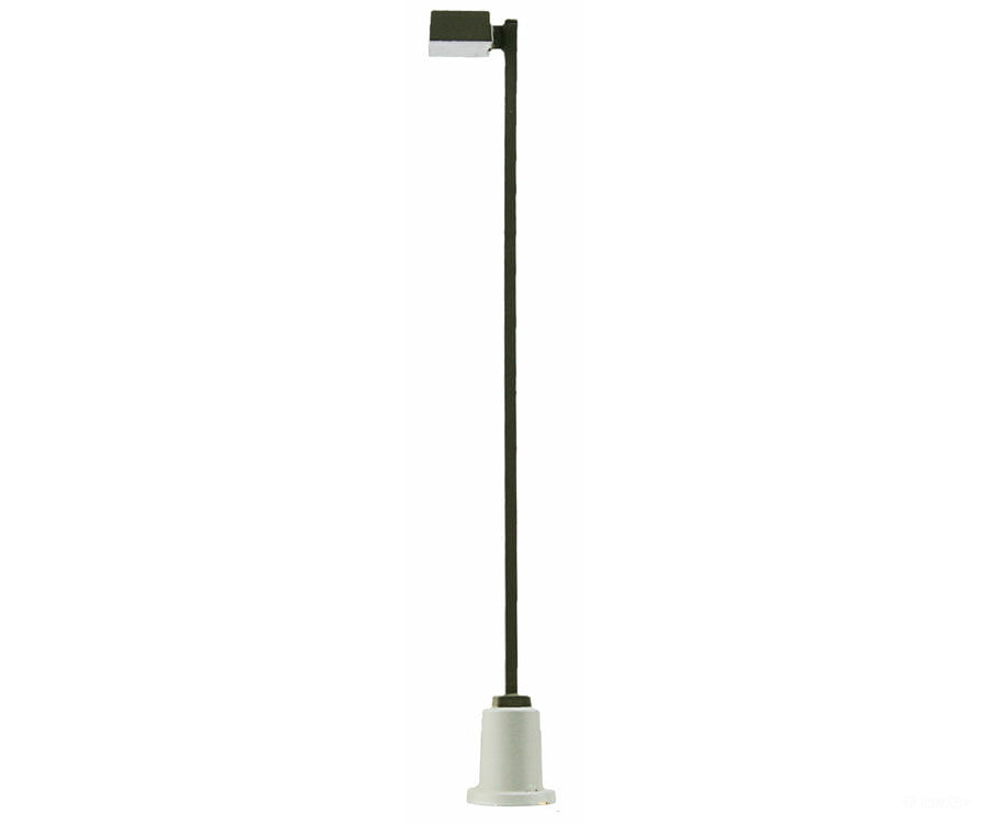 Walthers Scenemaster Ho 4319 Single-Square Modern Parking Lot Light -- 3-3/4 Tall X 1/2 Wide 9.5