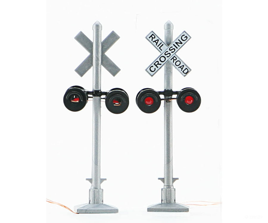 Walthers Scenemaster Ho 4333 Crossing Flashers -- Set Of 2 Working Signals (Use With Signal