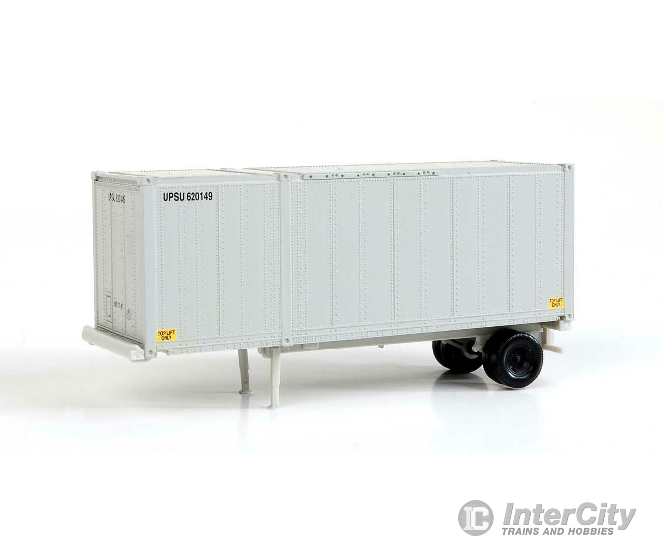 Walthers Scenemaster Ho 8600 28’ Container With Chassis 2-Pack - Assembled -- United Parcel