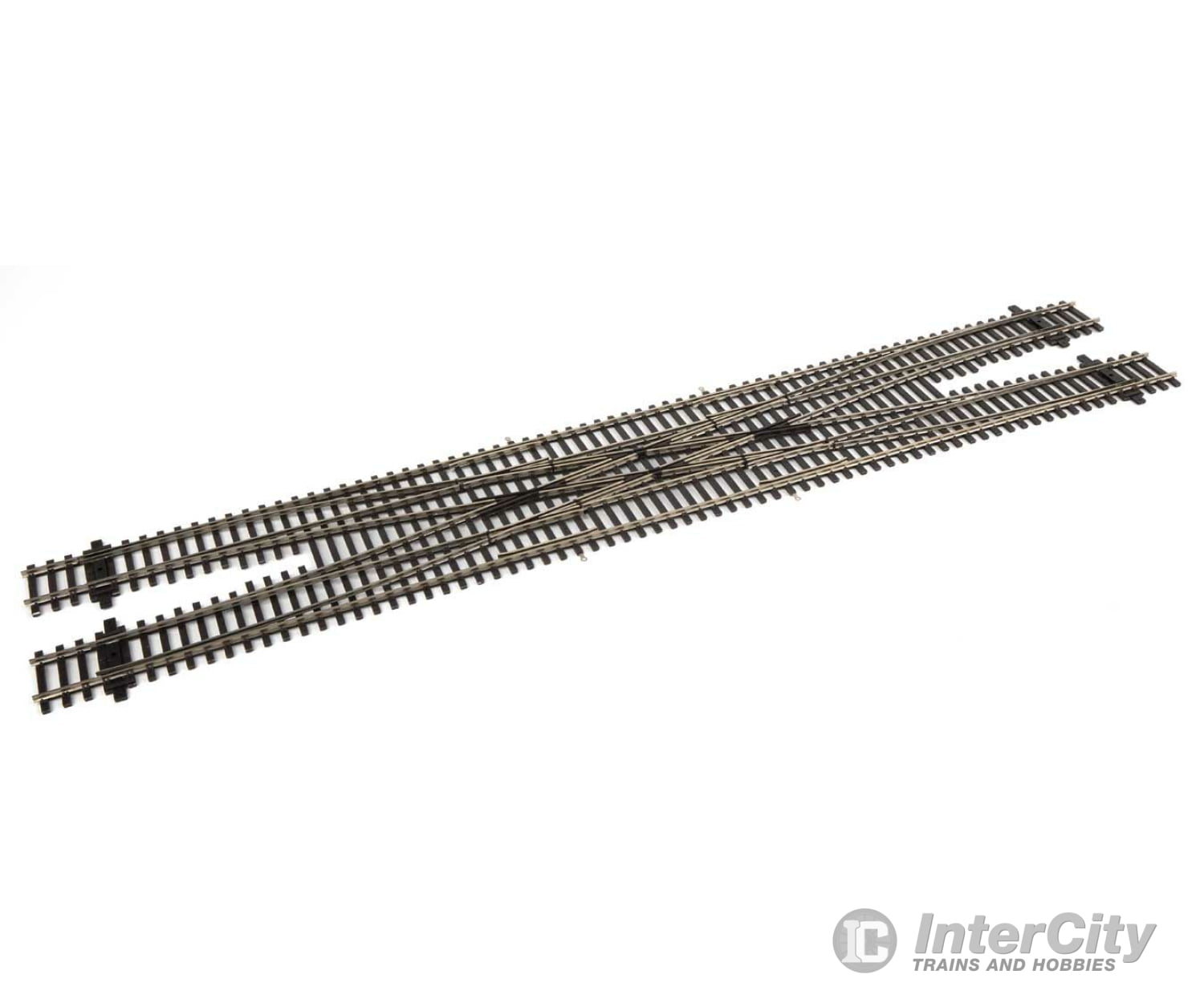 Walthers Shinohara Track HO 83051 Code 83 Nickel Silver DCC-Friendly #6  Double Crossover -- Length: 18-3/4