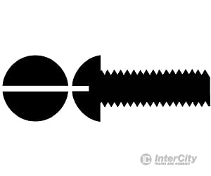 Walthers Tools And Screws 1002 00-90 Brass Round Head Machine Screw -- 3/16 X .047 .48 .12Cm Pkg(12)