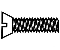 Walthers Tools And Screws 1056 0-80 Brass Flat Head Machine -- 1/2 X .060 1.27 .15Cm Pkg(10)