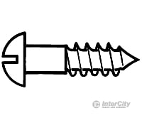 Walthers Tools And Screws 1198 Brass Or Brass-Plated Wood Pkg(24) -- #2; 3/8 X .086 .95 .22Cm