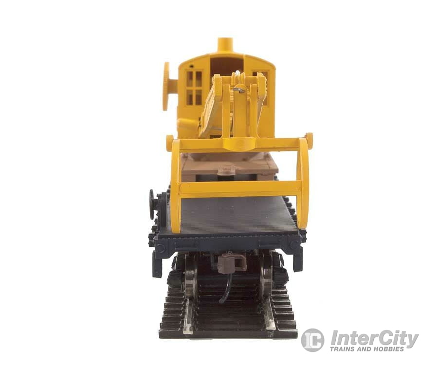 Walthers Trainline 1782 Flatcar With Logging Crane - Ready To Run -- Chessie System B&O (Blue
