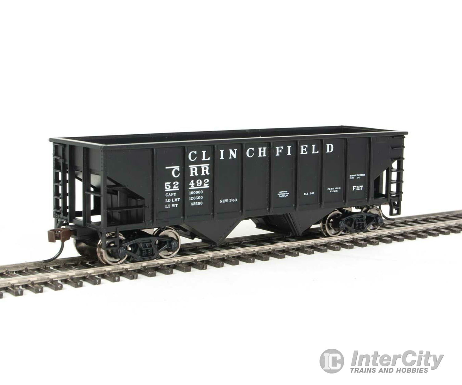 Walthers Trainline 1840 Coal Hopper - Ready To Run -- Clinchfield Freight Cars