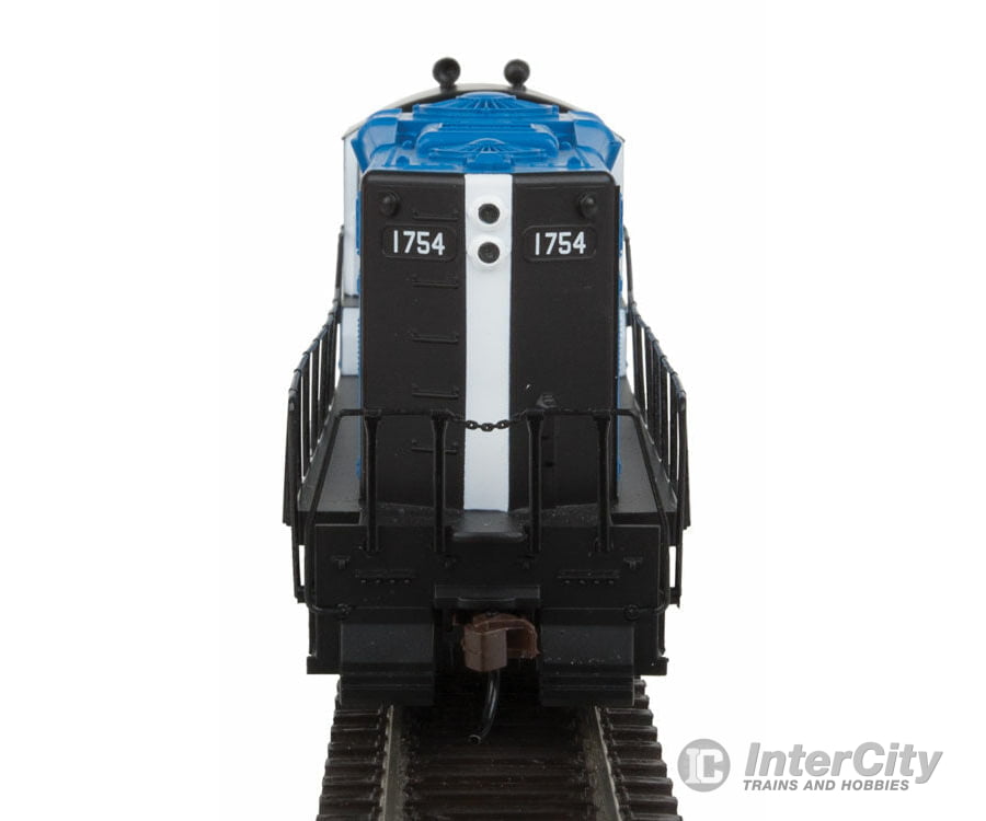 Walthers Trainline 451 Emd Gp9M - Standard Dc -- Boston & Maine #1754 (Blue Black White) Locomotives